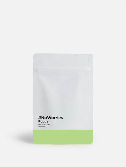 NoWorries Focus - 90 Cápsulas - NoWorries Lab