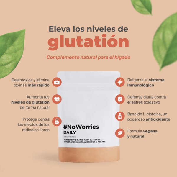 NW Daily: Complemento natural para el hígado (60 cápsulas) - NoWorries Lab