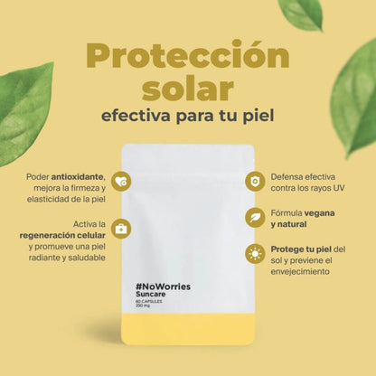 NW Suncare: Protección y salud de la piel (60 cápsulas) - NoWorries Lab